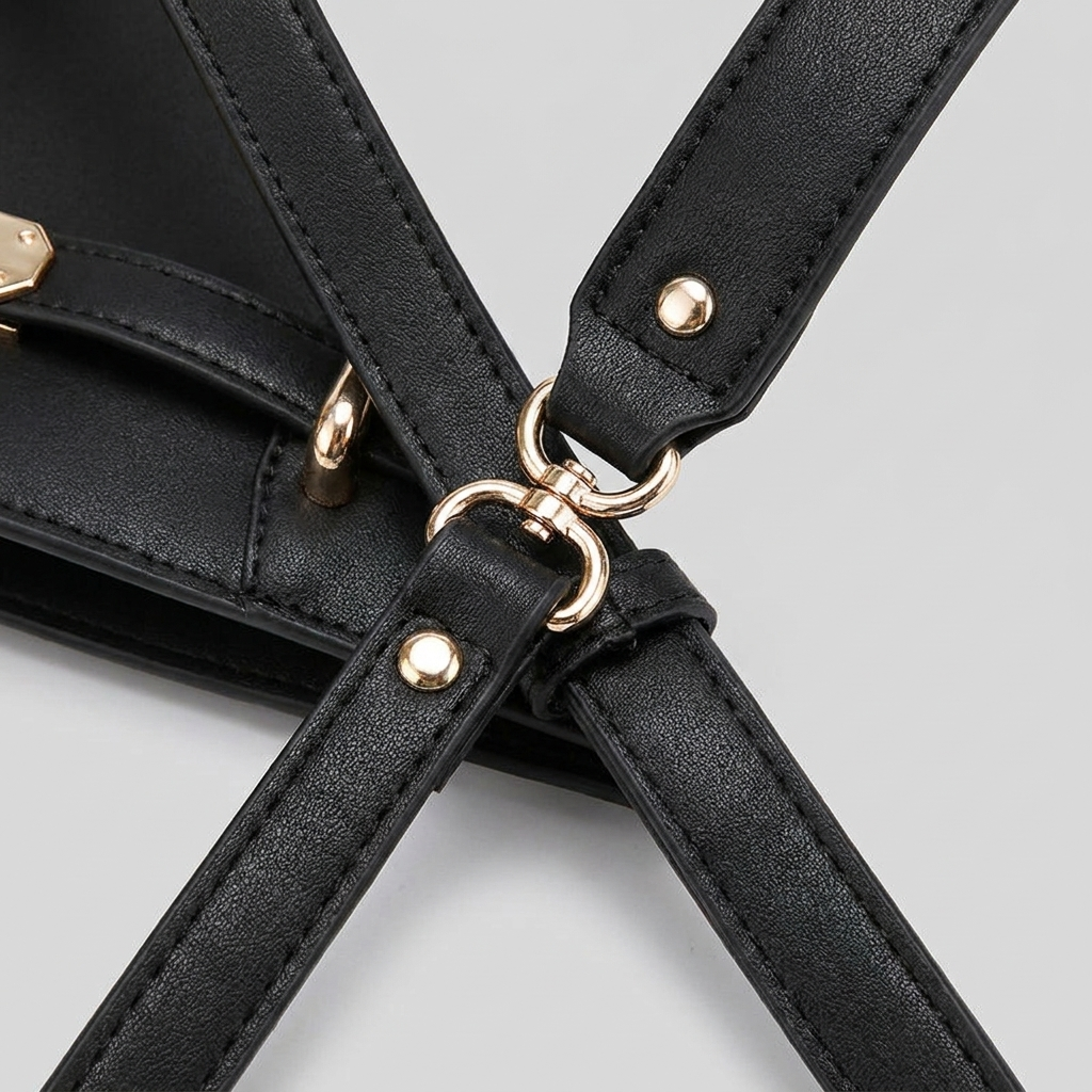 Black detachable_strap - handle