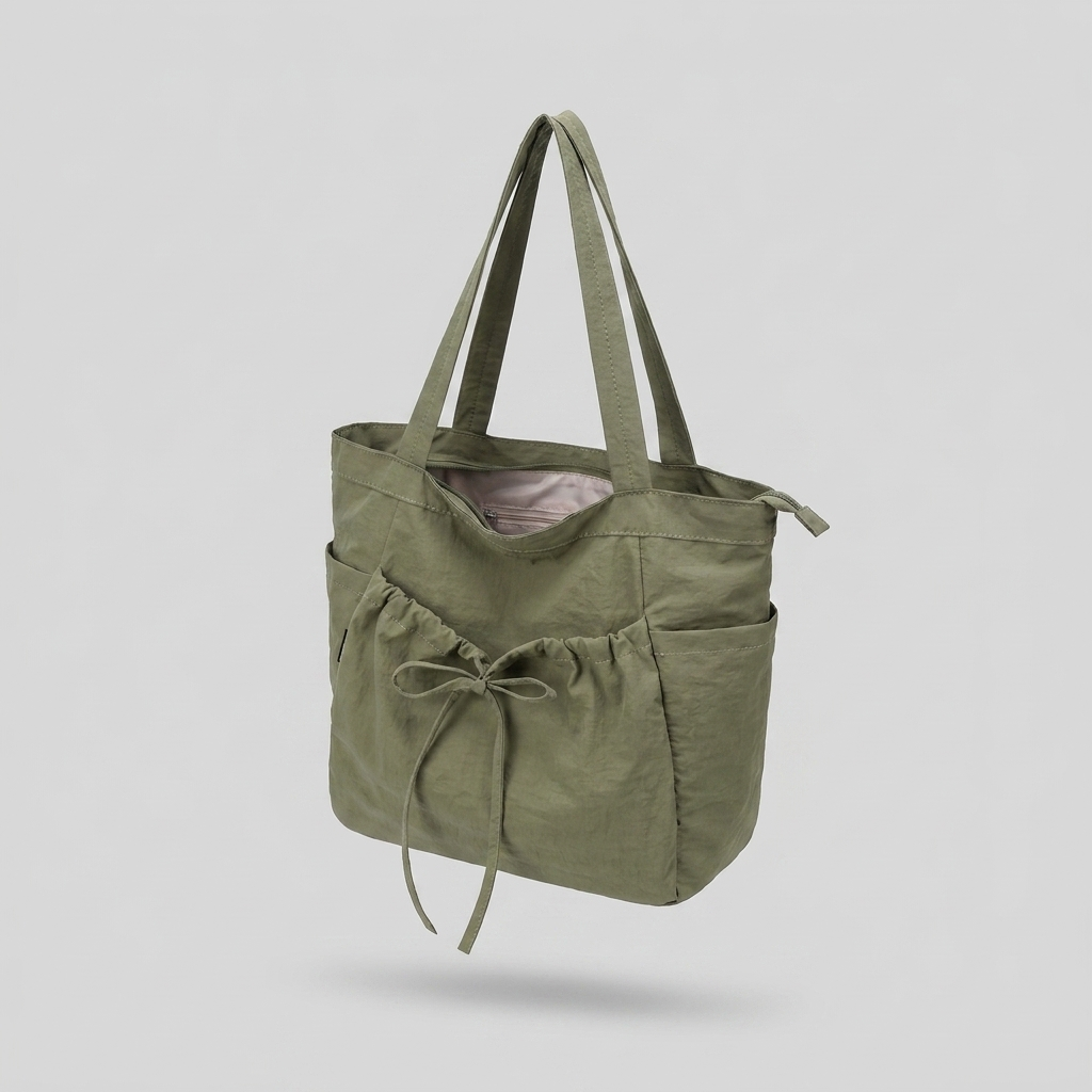 Green bow_nylon - open34