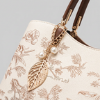 Ivory embroidered_floral - hardware