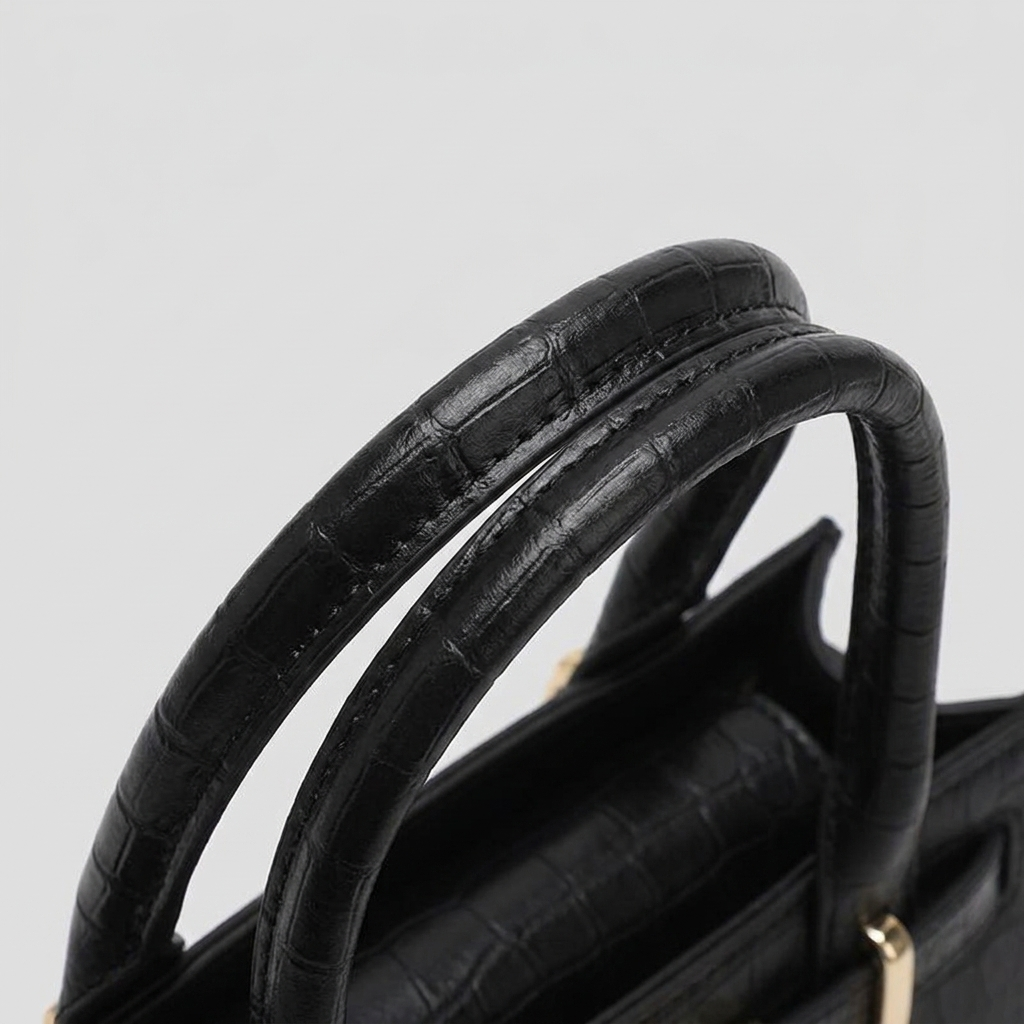 Black croc_mini - handle