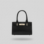 Black croc_mini - front