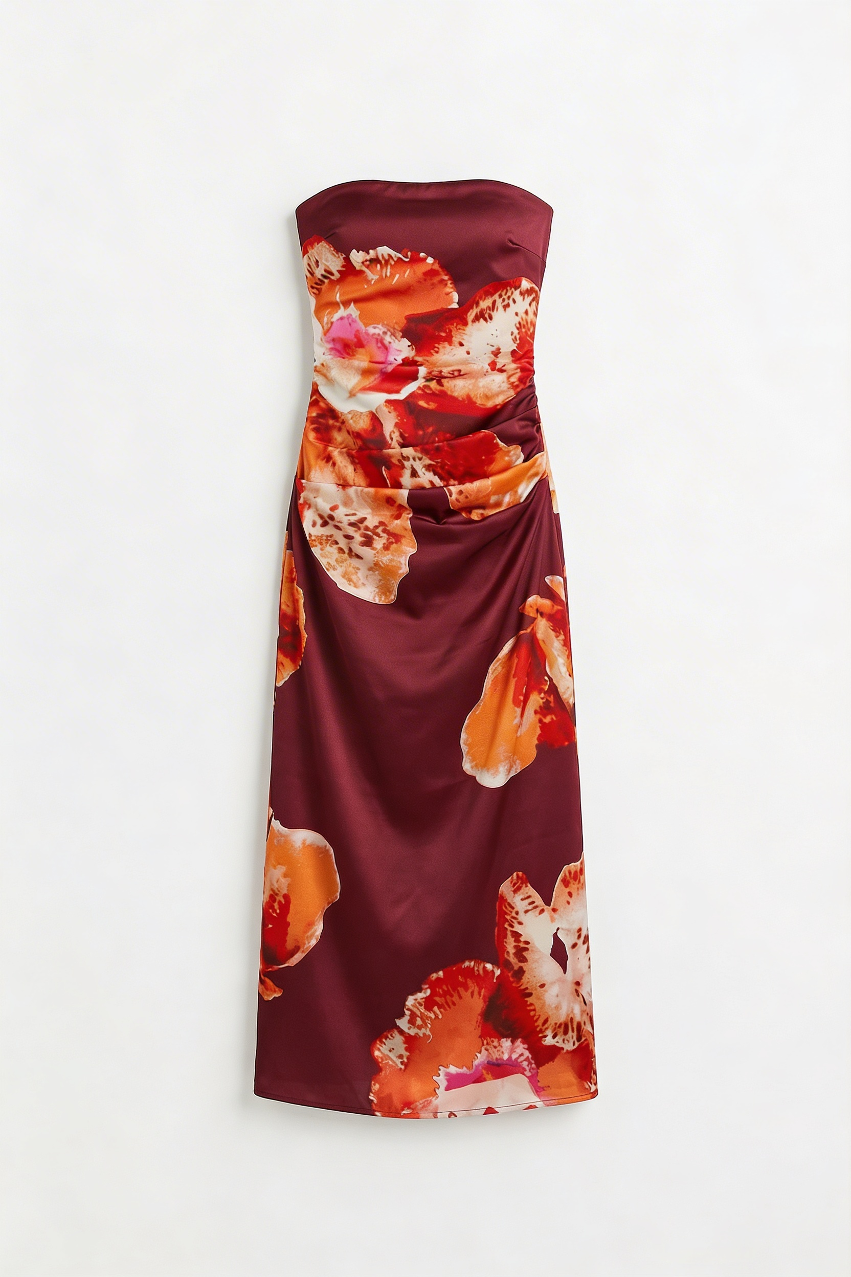 Clementine | Bold Strapless Summer Cocktail Dress